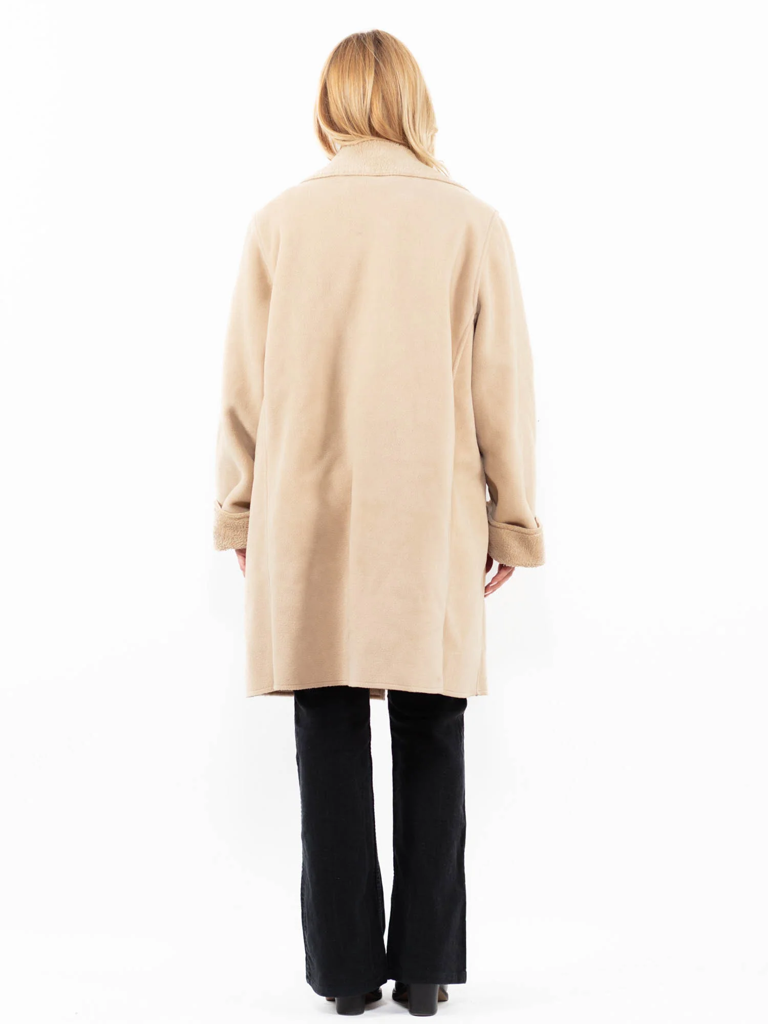 Faux Sheepskin Coat Asos