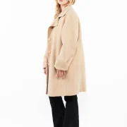 Faux Sheepskin Coat Asos