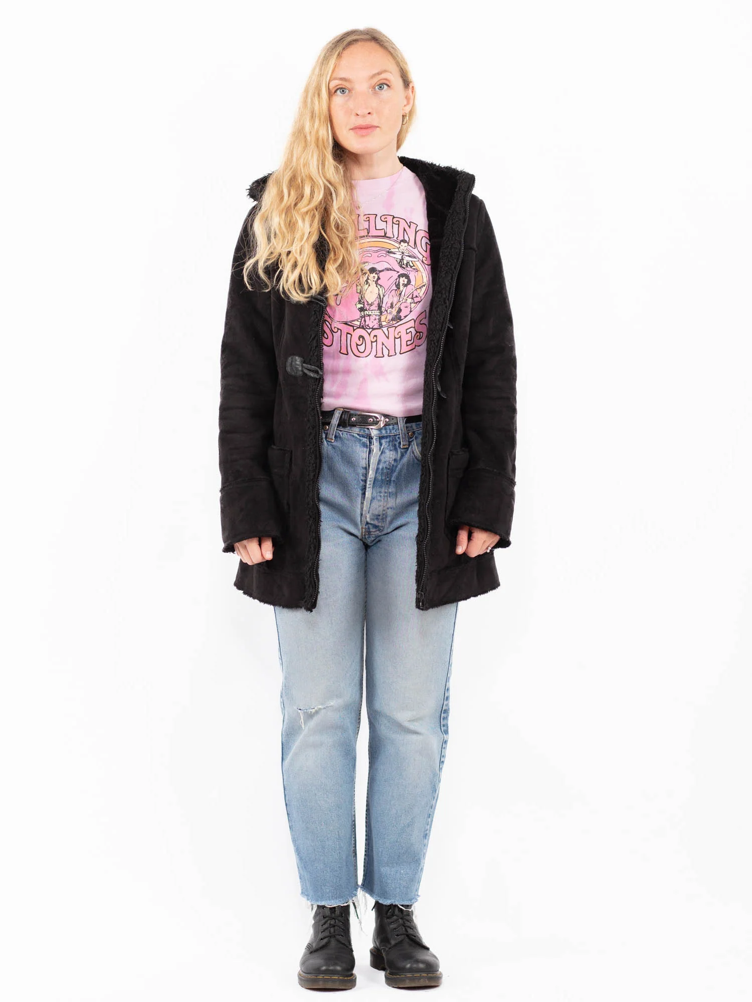 Faux Sheepskin Coats Womens