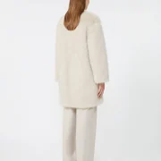 Faux Sheepskin Fabric Coat