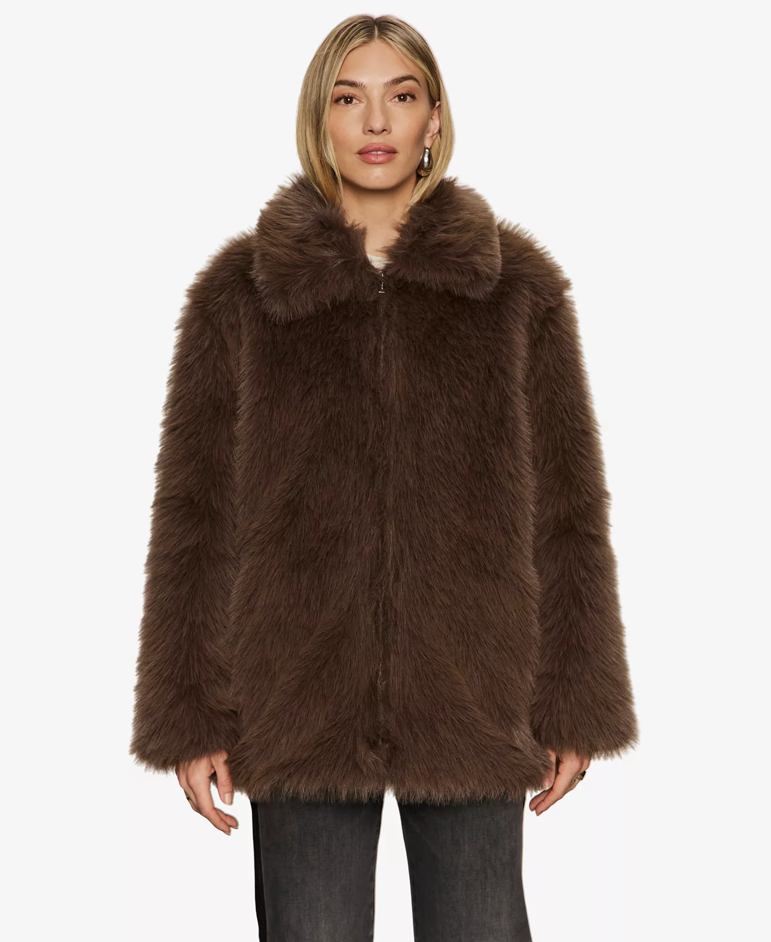 Faux Sheepskin Jacket Damart