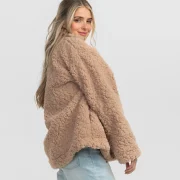 Faux Sheepskin Jackets Womens