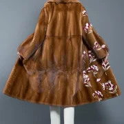 Floral Sheepskin Coat