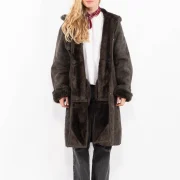 Harrods Long Sheepskin Coat