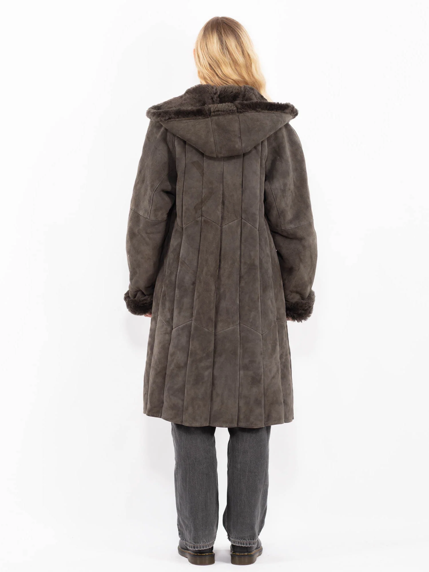 Harrods Long Sheepskin Coat